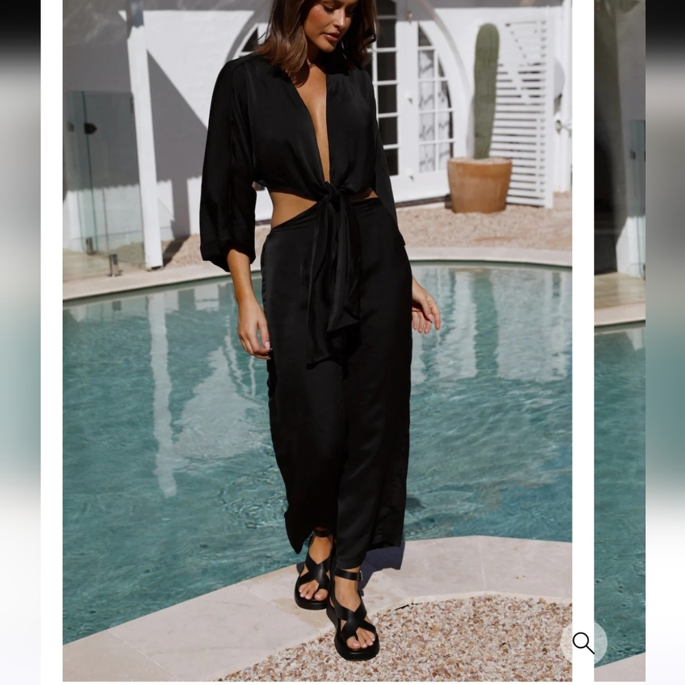 SNDYS x REVOLVE Pluto Jumpsuit in Black - Picture 3 of 15